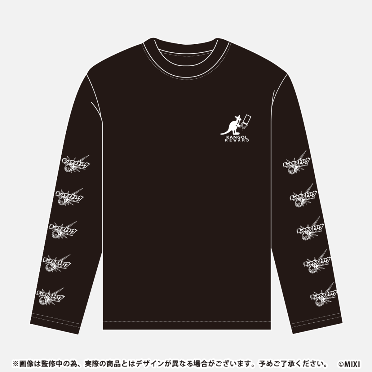 KANGOL REWARD × MONSTER STRIKE 長袖Tシャツ ストライカー