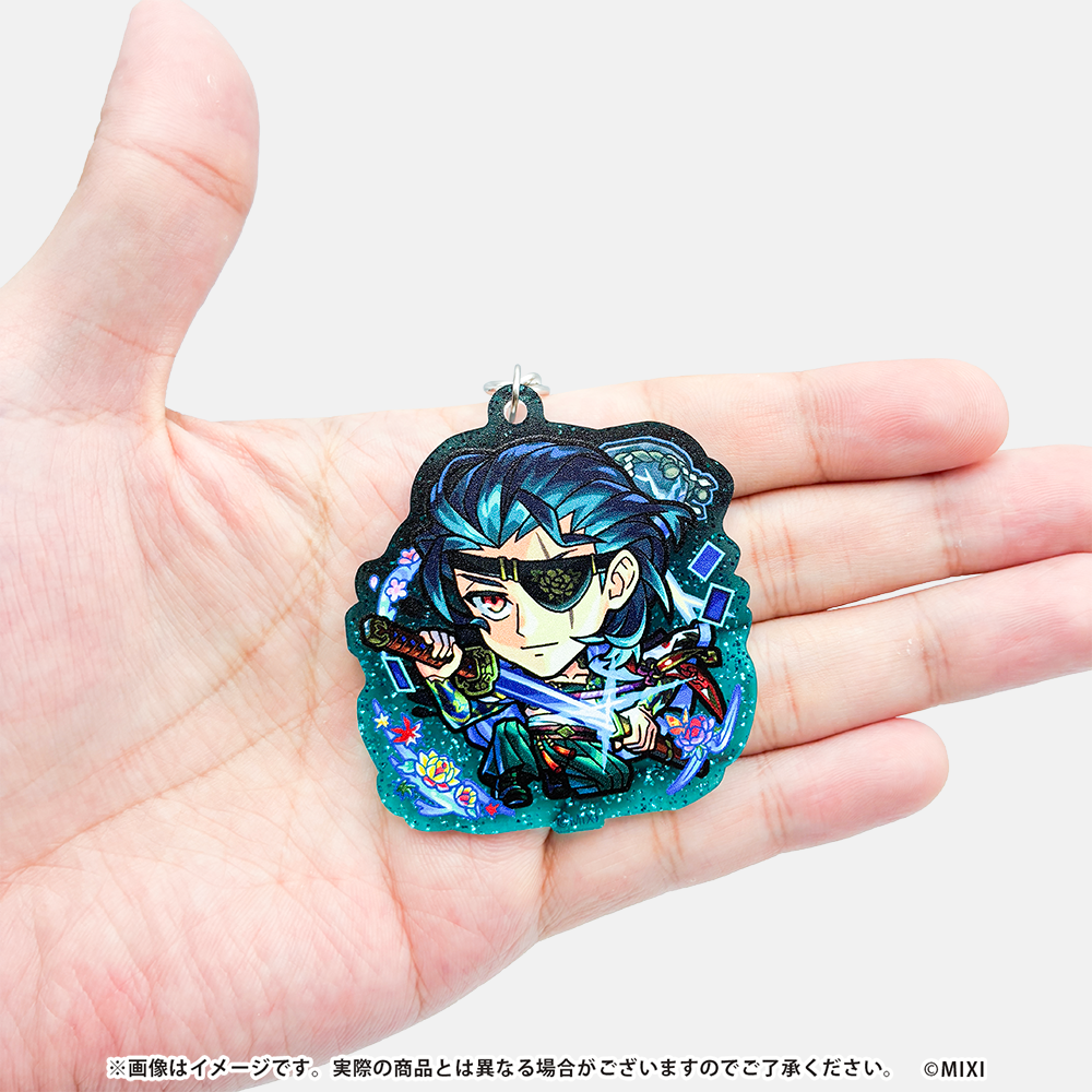 モンスターストライク メタリックアクリルキーホルダー 流麗なる水の天下五剣 童子切安綱