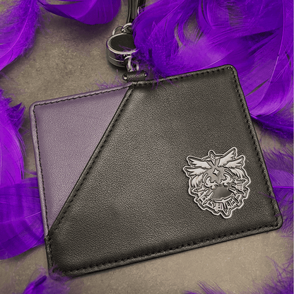 モンスターストライク 本革パスケース 新生・堕天の王 ルシファー