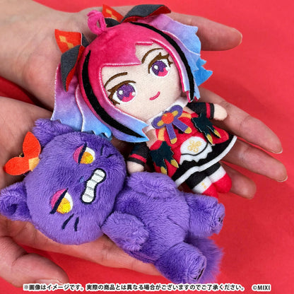 モンスターストライク ペアぬいぐるみキーホルダー  ラプラス＆シュレディンガー