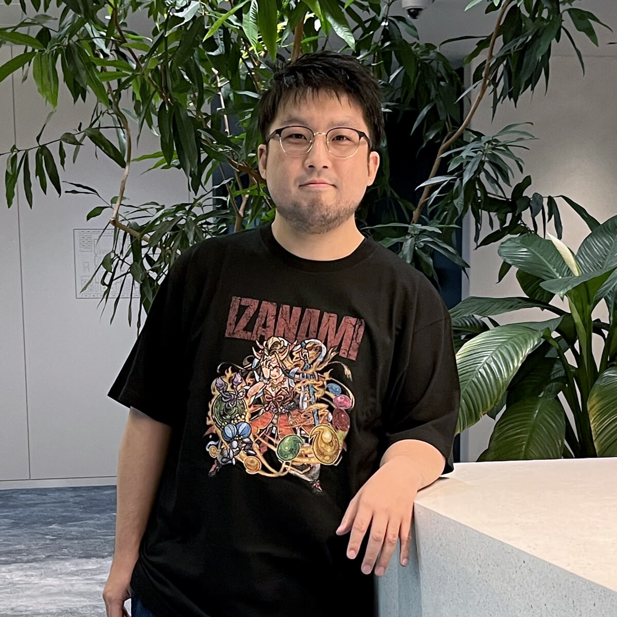 モンスターストライク ヴィンテージ風Tシャツ 黄泉津大神 イザナミ