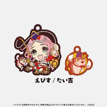 モンスターストライク 2連ラバーキーホルダーコレクション おともセット コンプリートセット