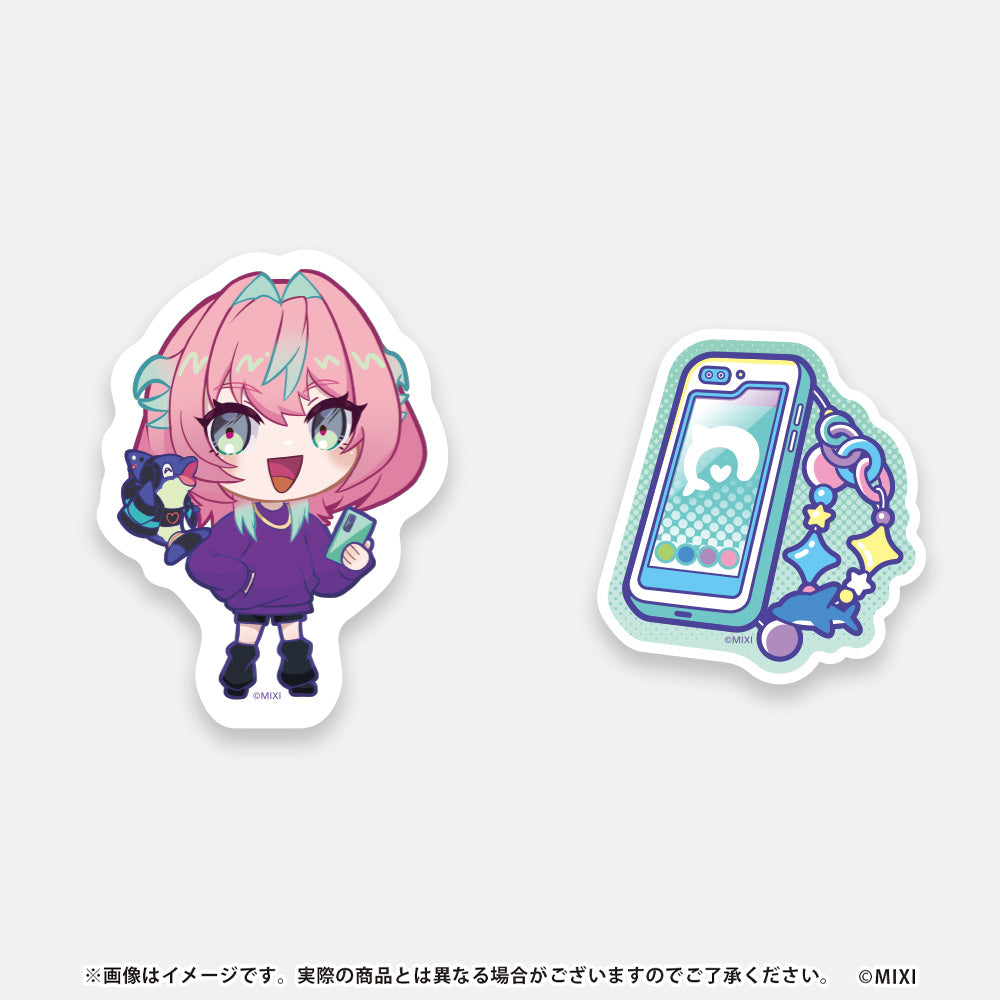 モンスト ミニともコレクション ステッカー2枚セット ミライ