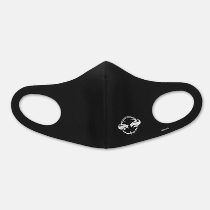 洗える抗菌マスク ルシファー モチーフ ブラック