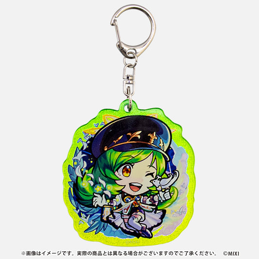 モンスターストライク メタリックアクリルキーホルダー 祝福を届けし聖告の大天使 ガブリエル ボール絵