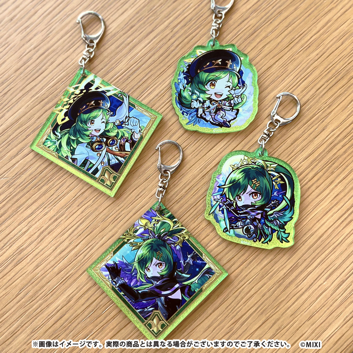 モンスターストライク メタリックアクリルキーホルダー 祝福を届けし聖告の大天使 ガブリエル ボール絵