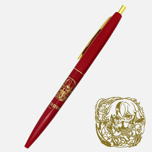 モンスターストライク BiCクリックゴールド ボールペン0.5mm 火属性 誓約の「錬金術師」ファウスト
